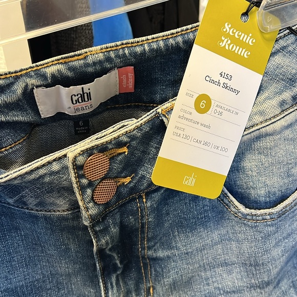 Cabi: Super super cute size 6 skinny jeans - Picture 3 of 5